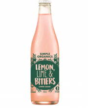 Simple Organic Lemon Lime Bitters 12 X 330ml Glass - LLB-180x221