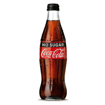 Coca Cola 300ml Coke No Sugar Glass Screw Bottle pk24 7920ML